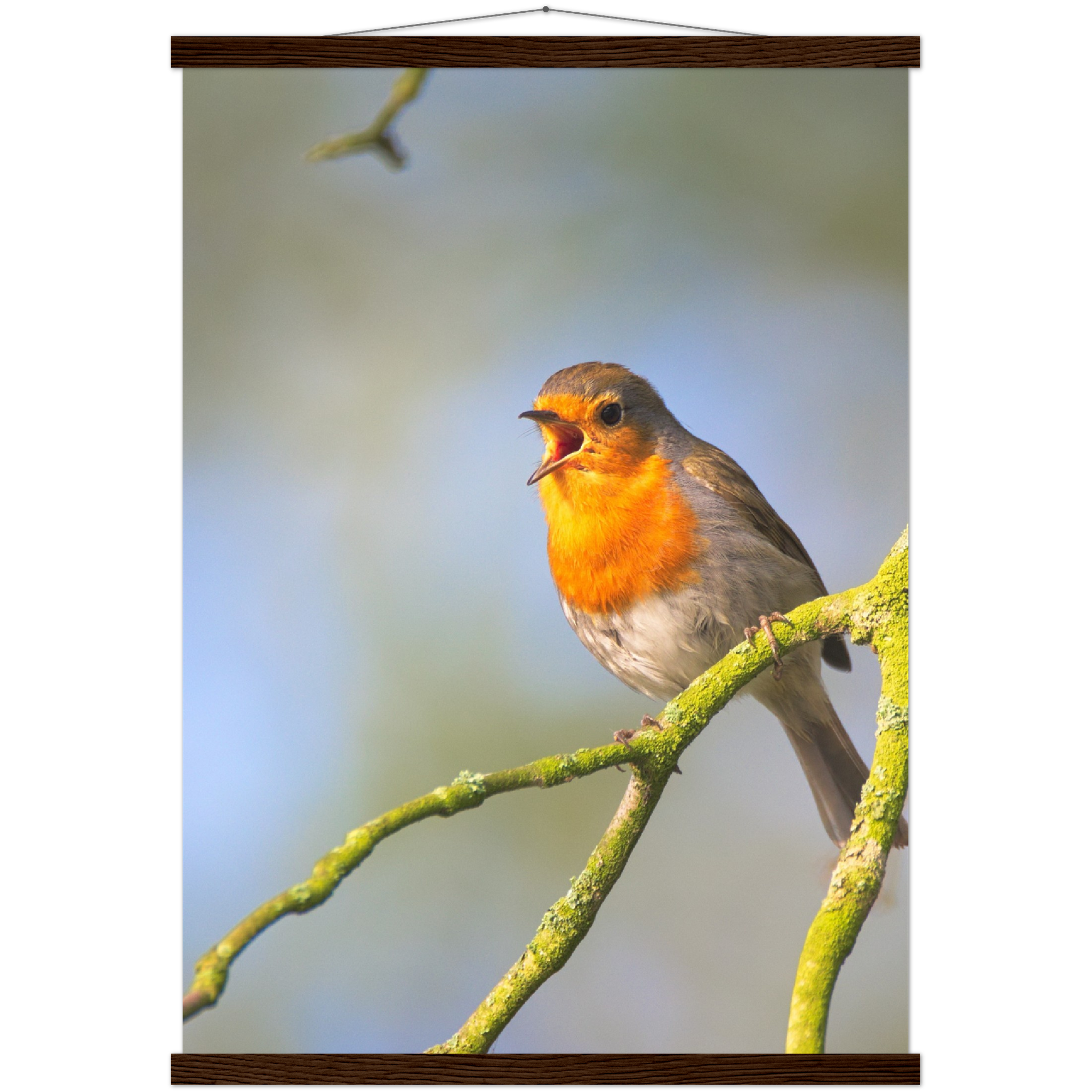 Classic Semi-Glossy Paper Poster with Hanger - Relaxation Series Poster 017