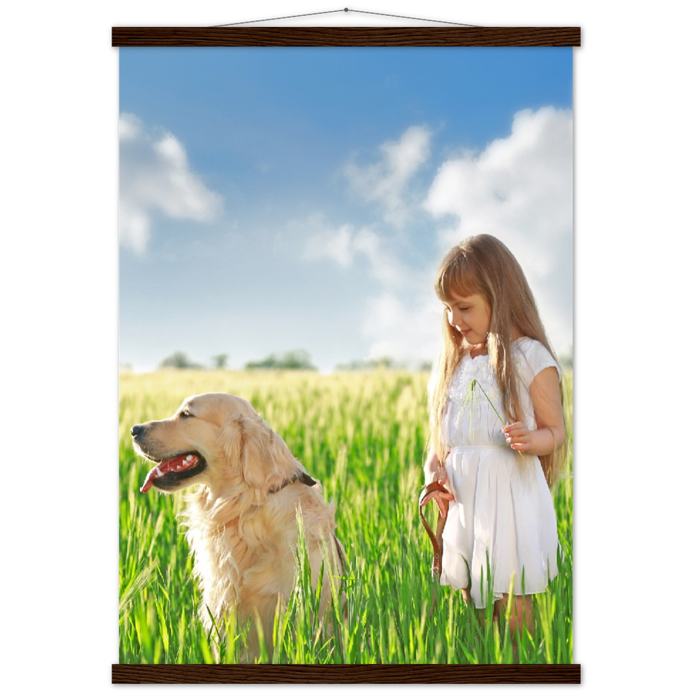 Classic Semi-Glossy Paper Poster with Hanger - Relaxation Series Poster 008
