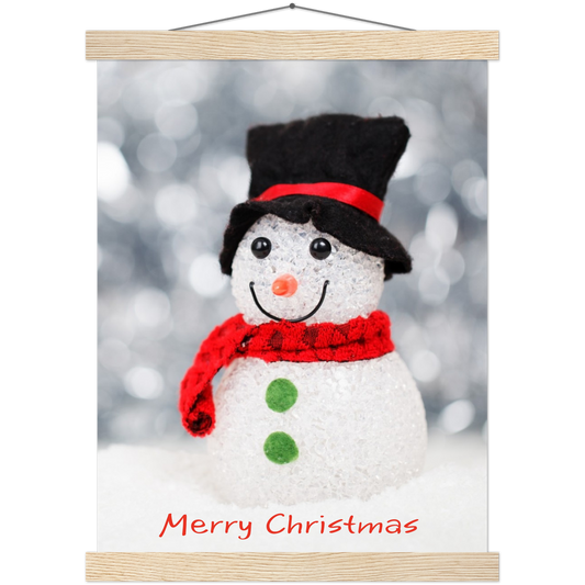Classic Semi-Glossy Paper Poster with Hanger - Christmas Series Poster 020