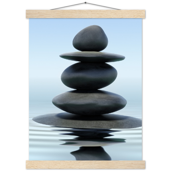 Classic Semi-Glossy Paper Poster with Hanger - Relaxation Series Poster 005