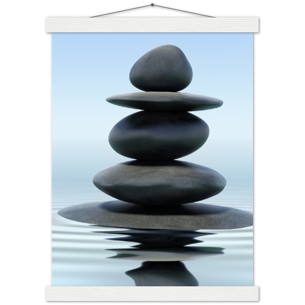 Classic Semi-Glossy Paper Poster with Hanger - Relaxation Series Poster 005