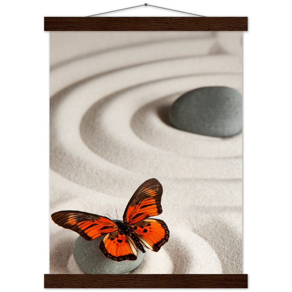 Classic Semi-Glossy Paper Poster with Hanger - Relaxation Series Poster 003