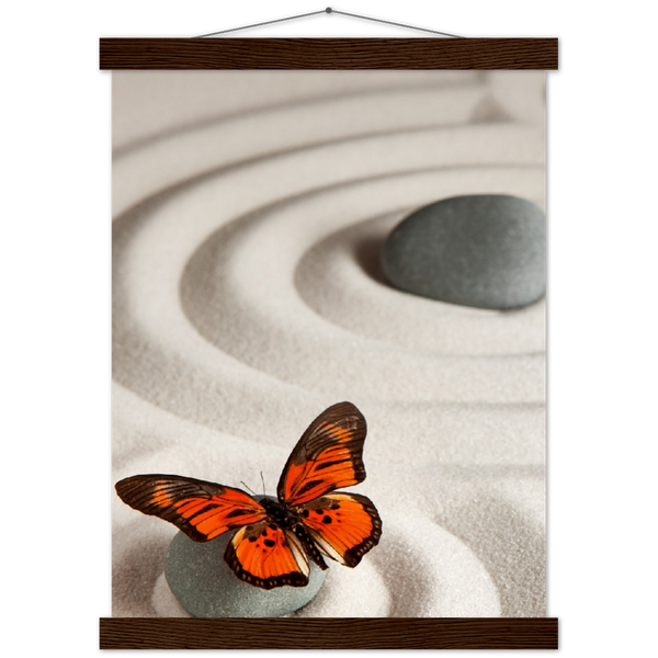 Classic Semi-Glossy Paper Poster with Hanger - Relaxation Series Poster 003