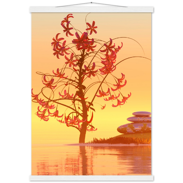 Classic Semi-Glossy Paper Poster with Hanger - Relaxation Series Poster 006