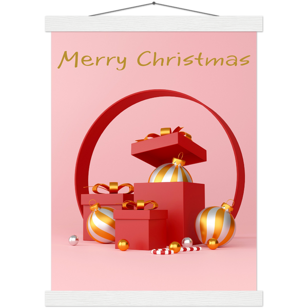 Classic Semi-Glossy Paper Poster with Hanger - Christmas Series Poster 021