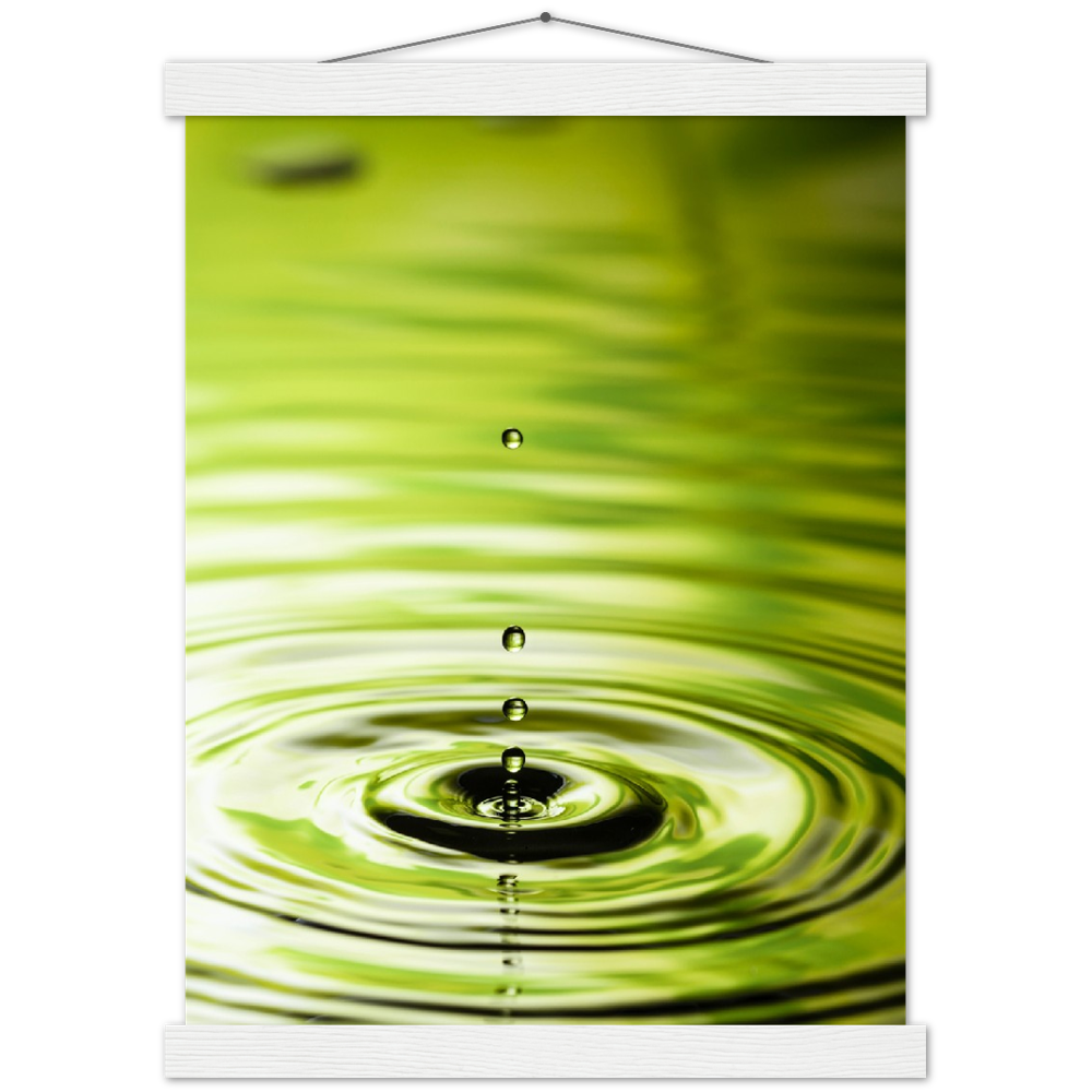 Classic Semi-Glossy Paper Poster with Hanger - Relaxation Series Poster 007