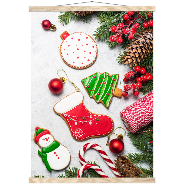 Classic Semi-Glossy Paper Poster with Hanger - Christmas Series Poster 022