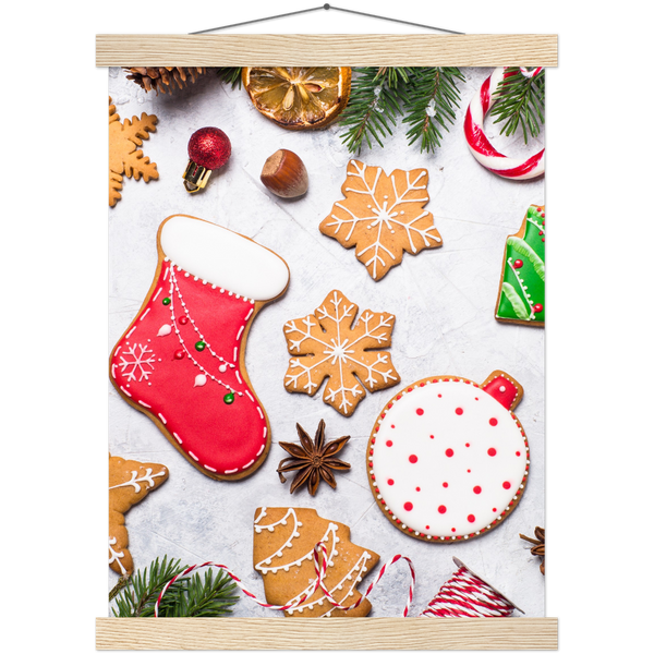 Classic Semi-Glossy Paper Poster with Hanger - Christmas Series Poster 019