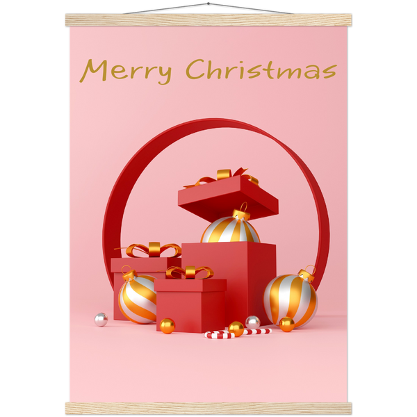 Classic Semi-Glossy Paper Poster with Hanger - Christmas Series Poster 021