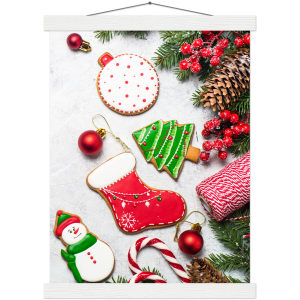 Classic Semi-Glossy Paper Poster with Hanger - Christmas Series Poster 022