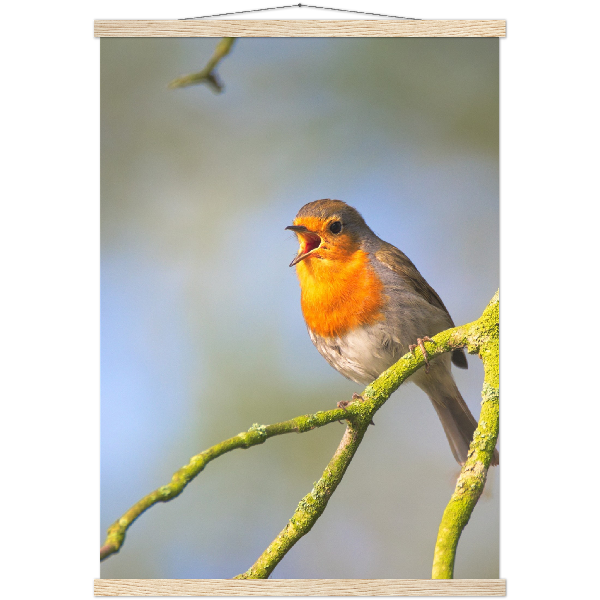 Classic Semi-Glossy Paper Poster with Hanger - Relaxation Series Poster 017