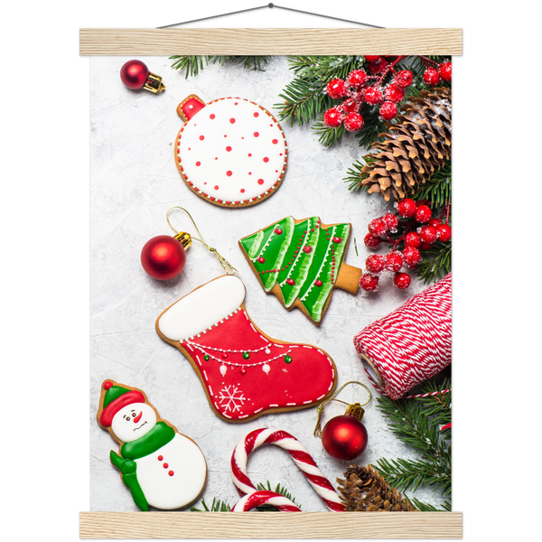 Classic Semi-Glossy Paper Poster with Hanger - Christmas Series Poster 022