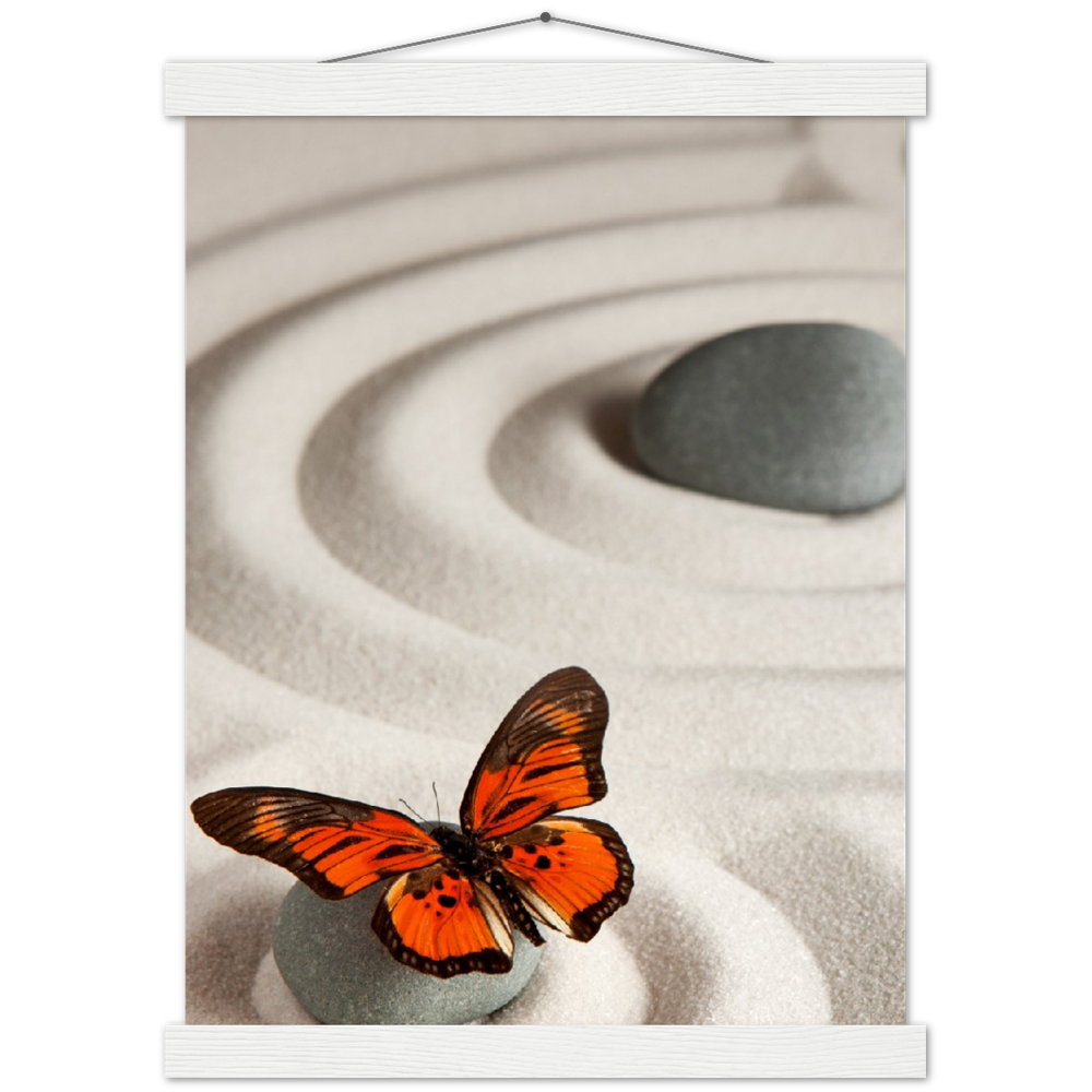 Classic Semi-Glossy Paper Poster with Hanger - Relaxation Series Poster 003