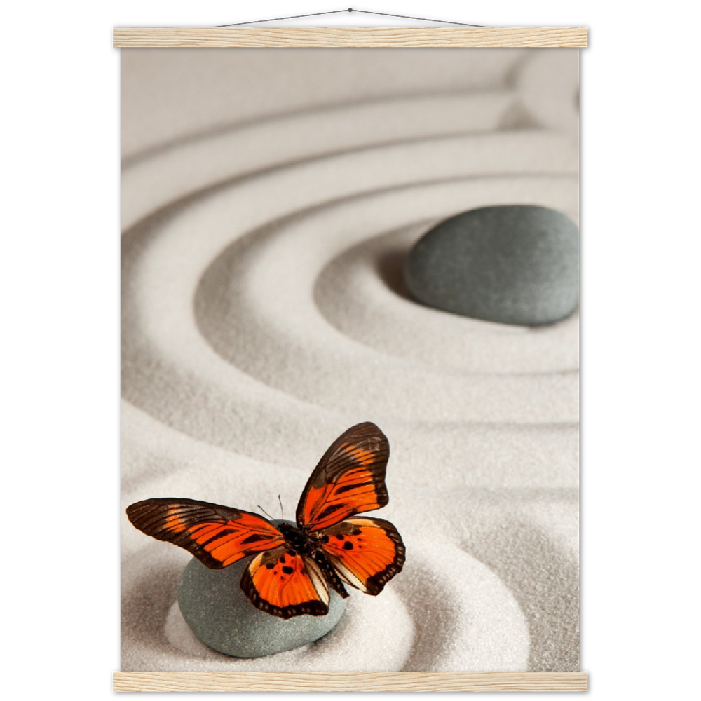 Classic Semi-Glossy Paper Poster with Hanger - Relaxation Series Poster 003