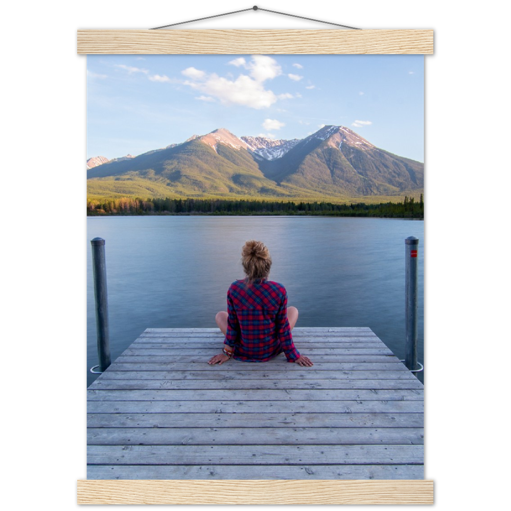 Classic Semi-Glossy Paper Poster with Hanger - Relaxation Series Poster 009