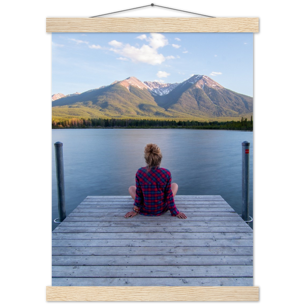 Classic Semi-Glossy Paper Poster with Hanger - Relaxation Series Poster 009