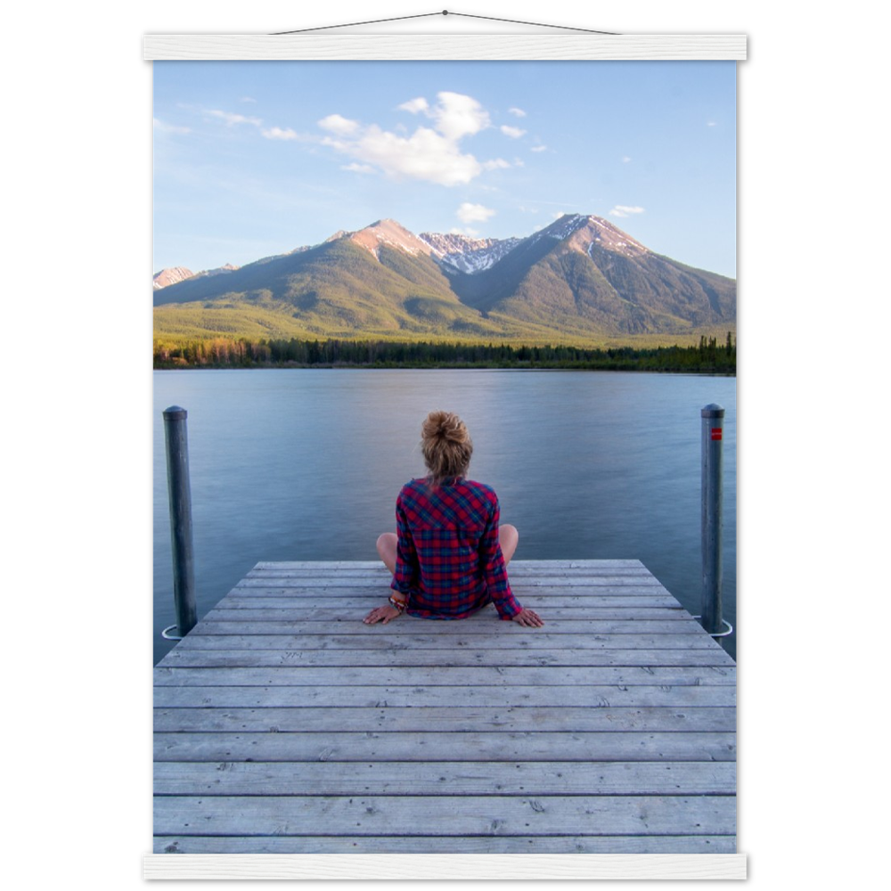 Classic Semi-Glossy Paper Poster with Hanger - Relaxation Series Poster 009