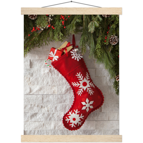 Classic Semi-Glossy Paper Poster with Hanger - Christmas Series Poster 025