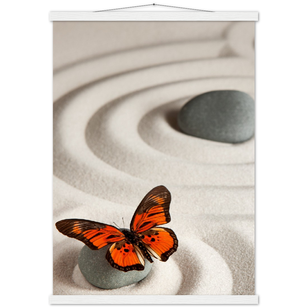 Classic Semi-Glossy Paper Poster with Hanger - Relaxation Series Poster 003