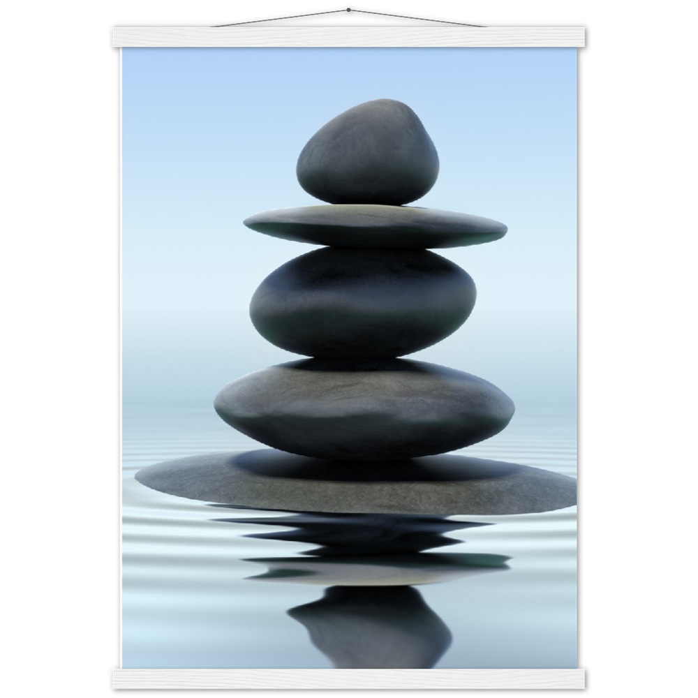 Classic Semi-Glossy Paper Poster with Hanger - Relaxation Series Poster 005