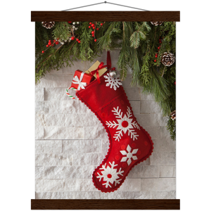 Classic Semi-Glossy Paper Poster with Hanger - Christmas Series Poster 025