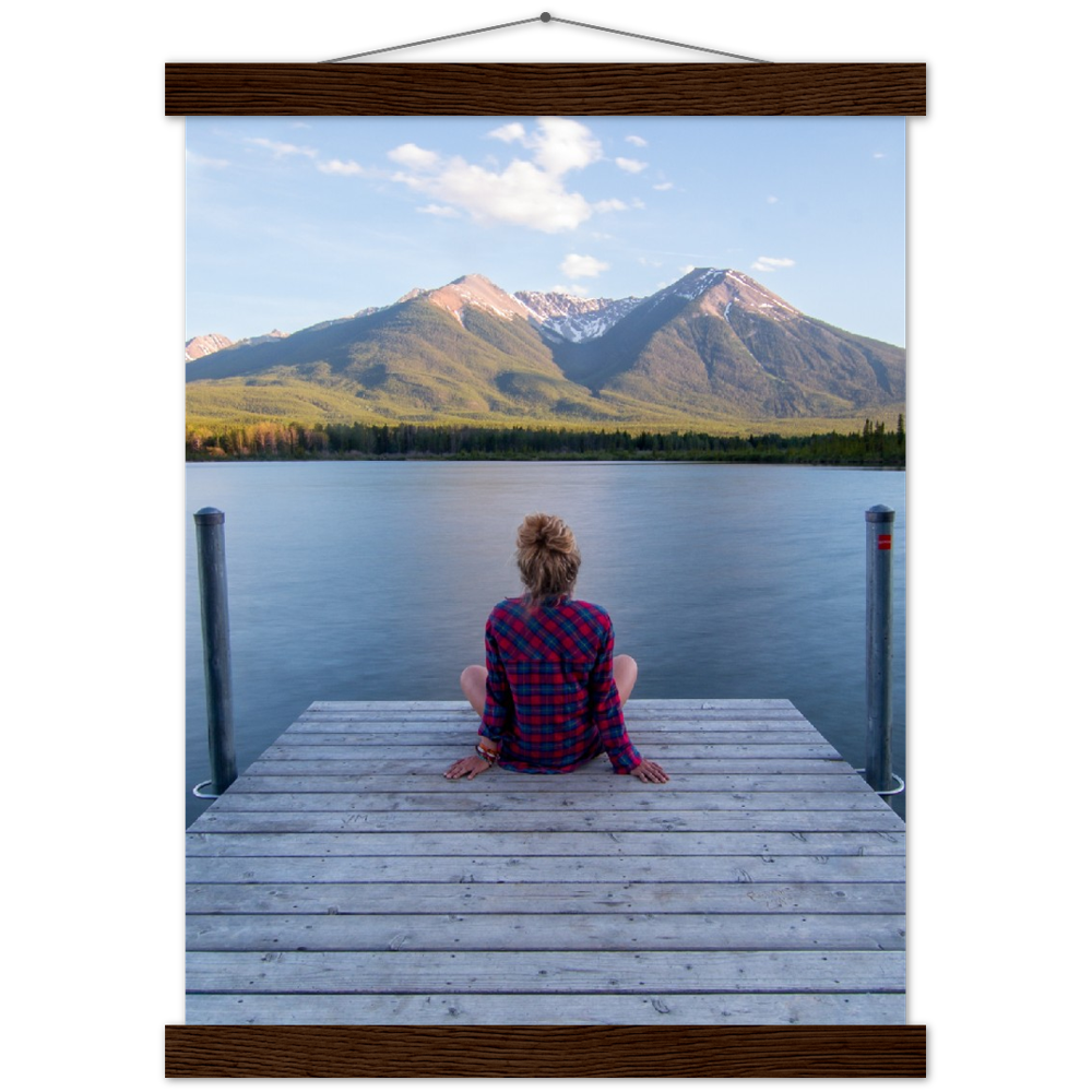 Classic Semi-Glossy Paper Poster with Hanger - Relaxation Series Poster 009