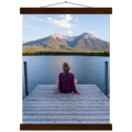 Classic Semi-Glossy Paper Poster with Hanger - Relaxation Series Poster 009