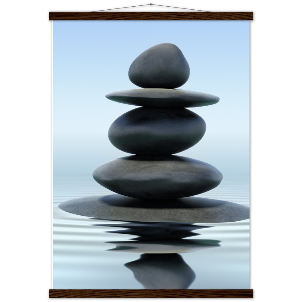 Classic Semi-Glossy Paper Poster with Hanger - Relaxation Series Poster 005