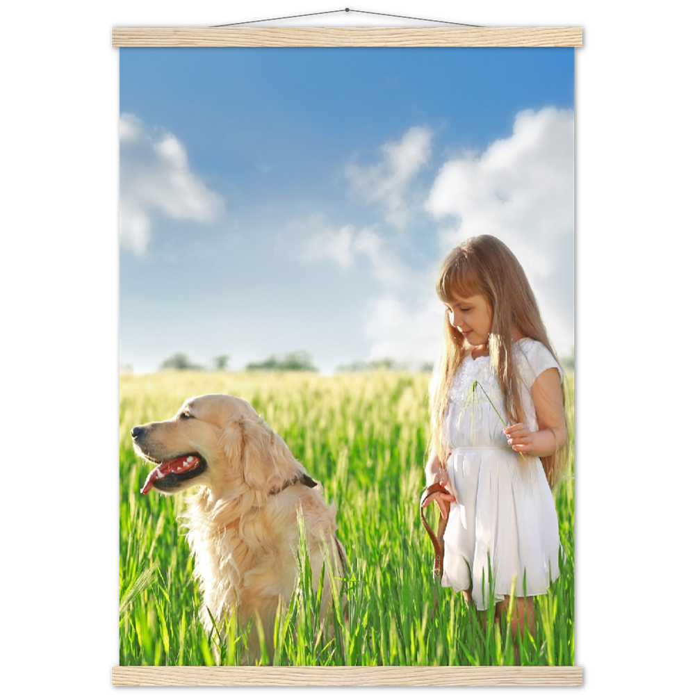 Classic Semi-Glossy Paper Poster with Hanger - Relaxation Series Poster 008