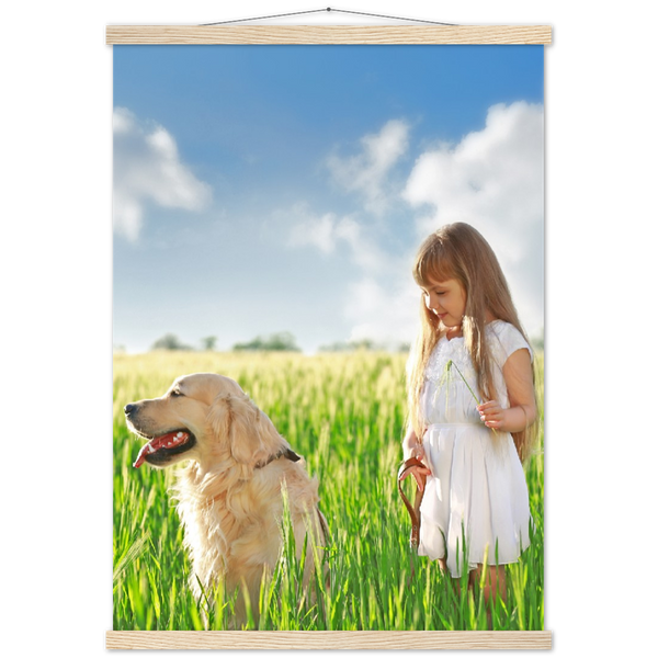 Classic Semi-Glossy Paper Poster with Hanger - Relaxation Series Poster 008
