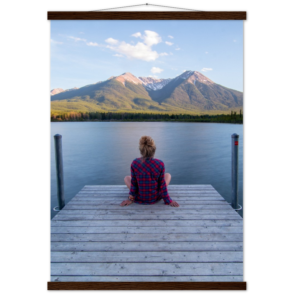 Classic Semi-Glossy Paper Poster with Hanger - Relaxation Series Poster 009