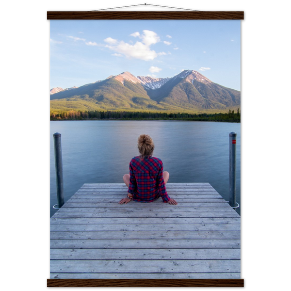 Classic Semi-Glossy Paper Poster with Hanger - Relaxation Series Poster 009