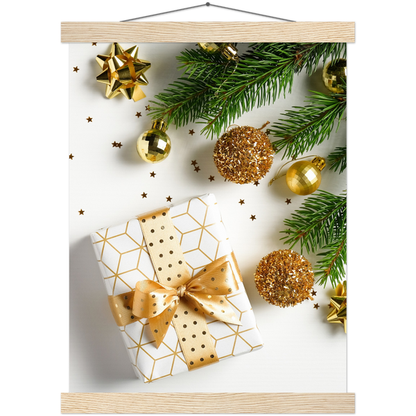 Classic Semi-Glossy Paper Poster with Hanger - Christmas Series Poster 023
