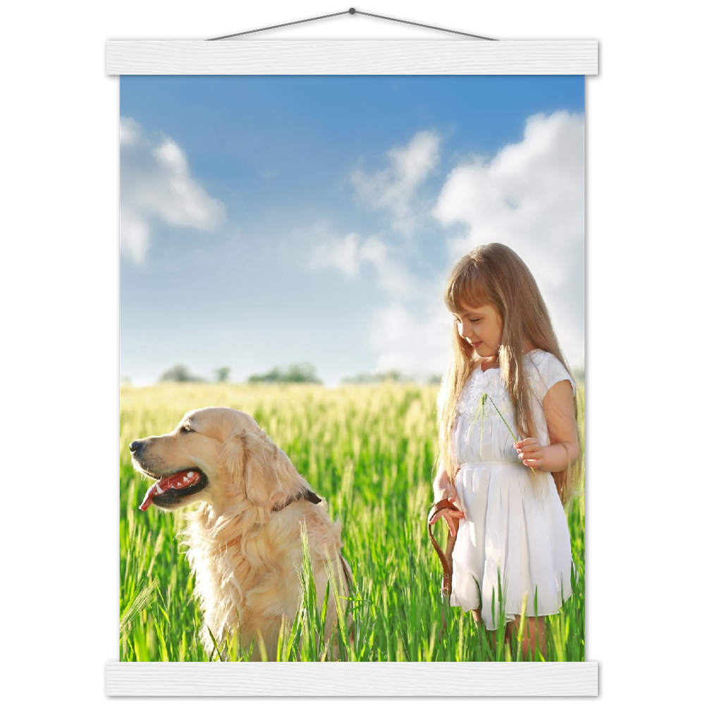 Classic Semi-Glossy Paper Poster with Hanger - Relaxation Series Poster 008