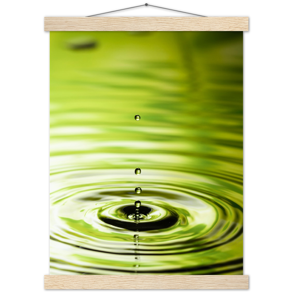 Classic Semi-Glossy Paper Poster with Hanger - Relaxation Series Poster 007