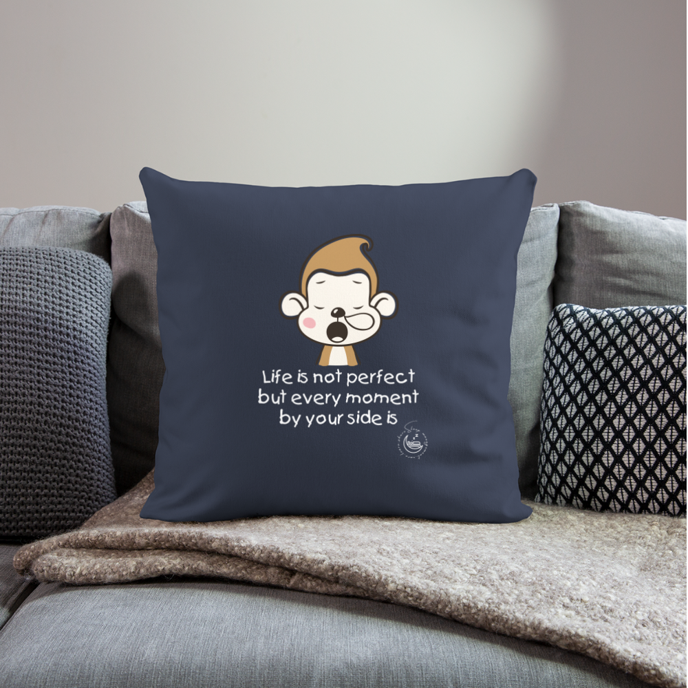 Throw Pillow Cover 18” x 18” - navy