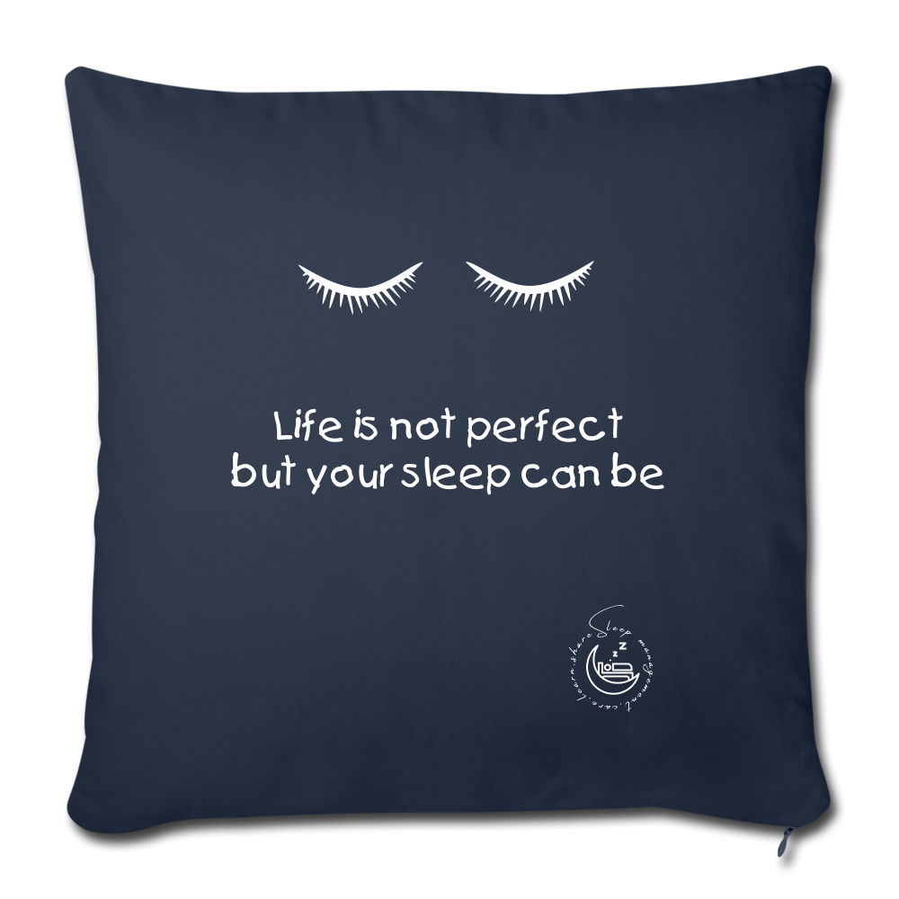 Throw Pillow Cover 18” x 18” - navy