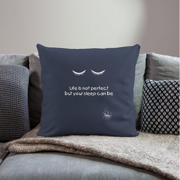 Throw Pillow Cover 18” x 18” - navy