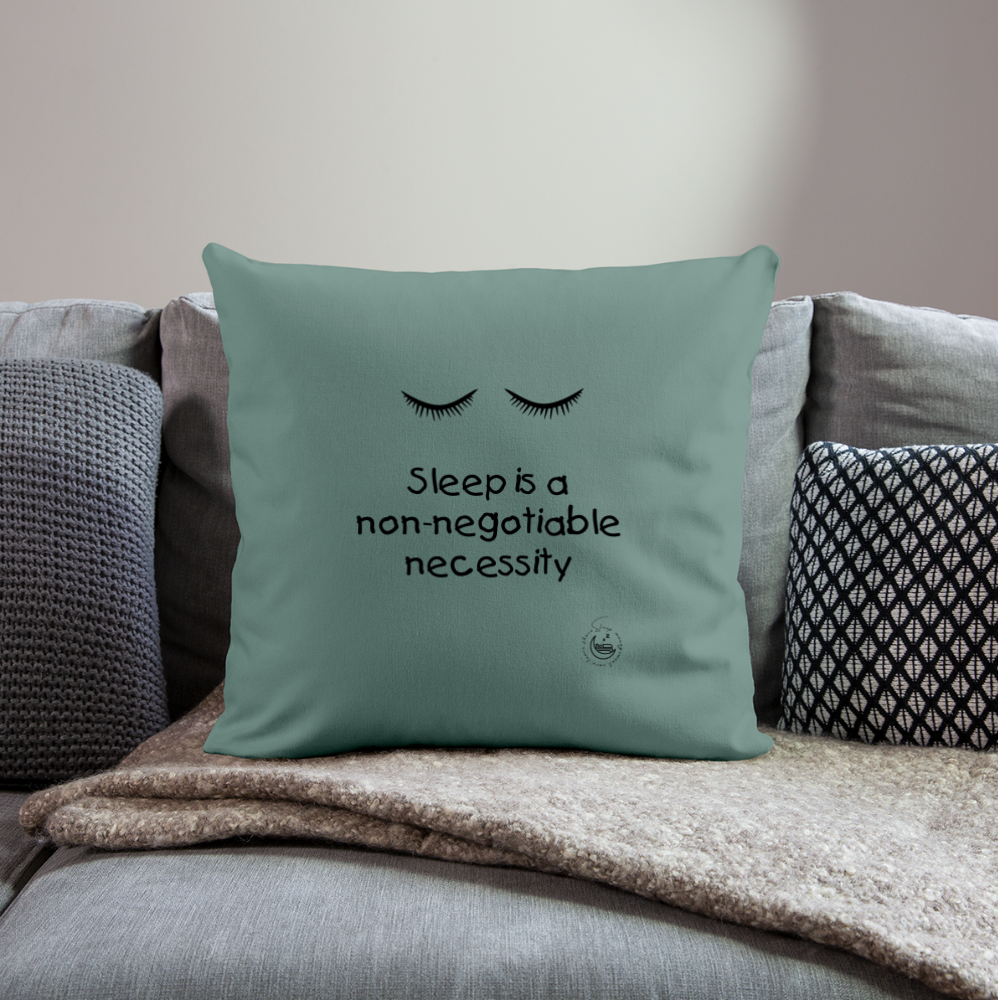 Throw Pillow Cover 18” x 18” - cypress green